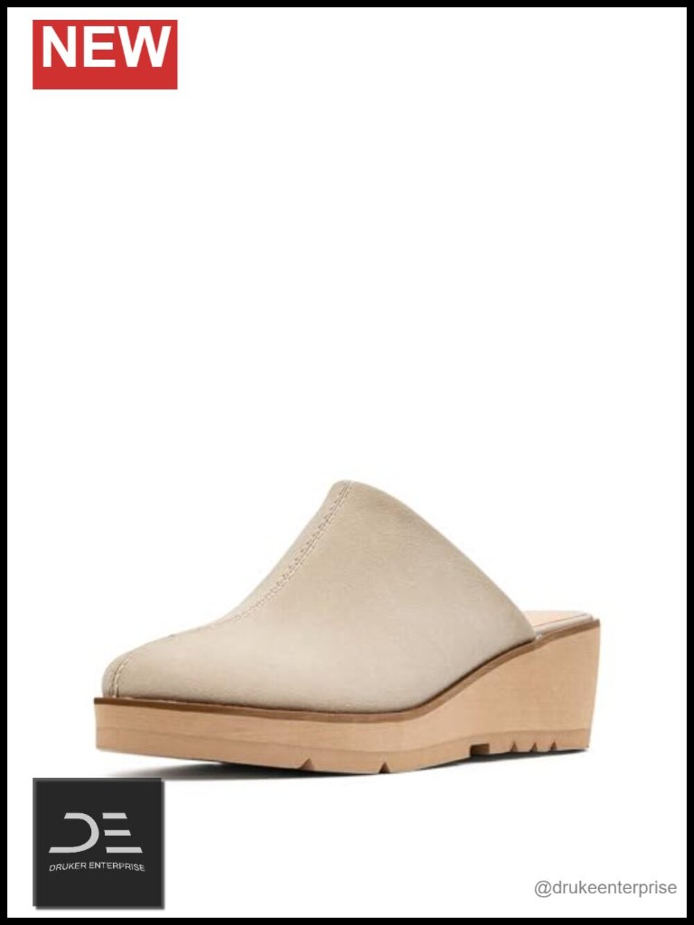 NYDJ Edmond Women's Mules Clogs Wedge Heel Memory Foam Faux Suede